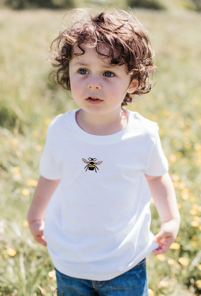garden bumblebee childrens t-shirt Big Wild Thought