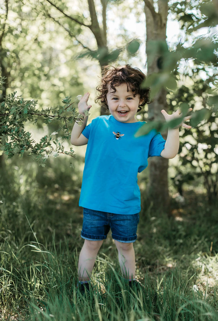 garden bumblebee childrens t-shirt Big Wild Thought