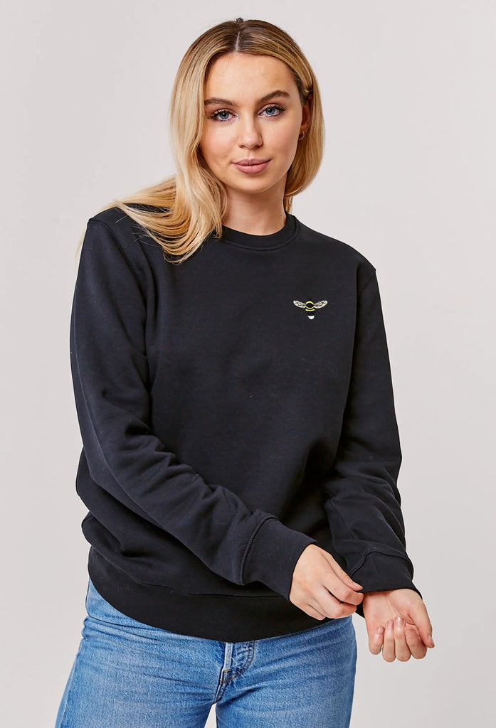 garden bumblebee womens sweatshirt Big Wild Thought