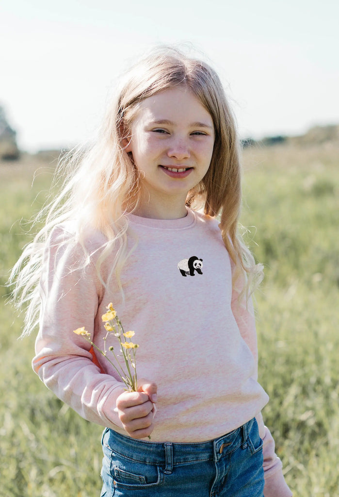 giant panda childrens sweatshirt Big Wild Thought