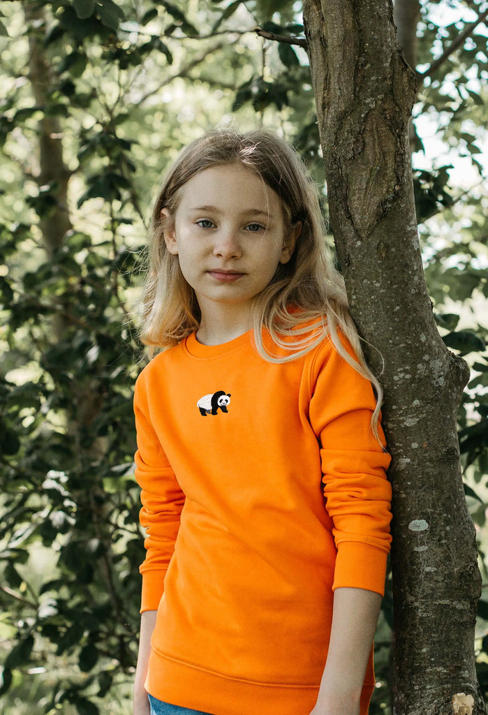 giant panda childrens sweatshirt Big Wild Thought