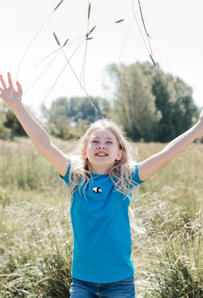 giant panda childrens t-shirt Big Wild Thought