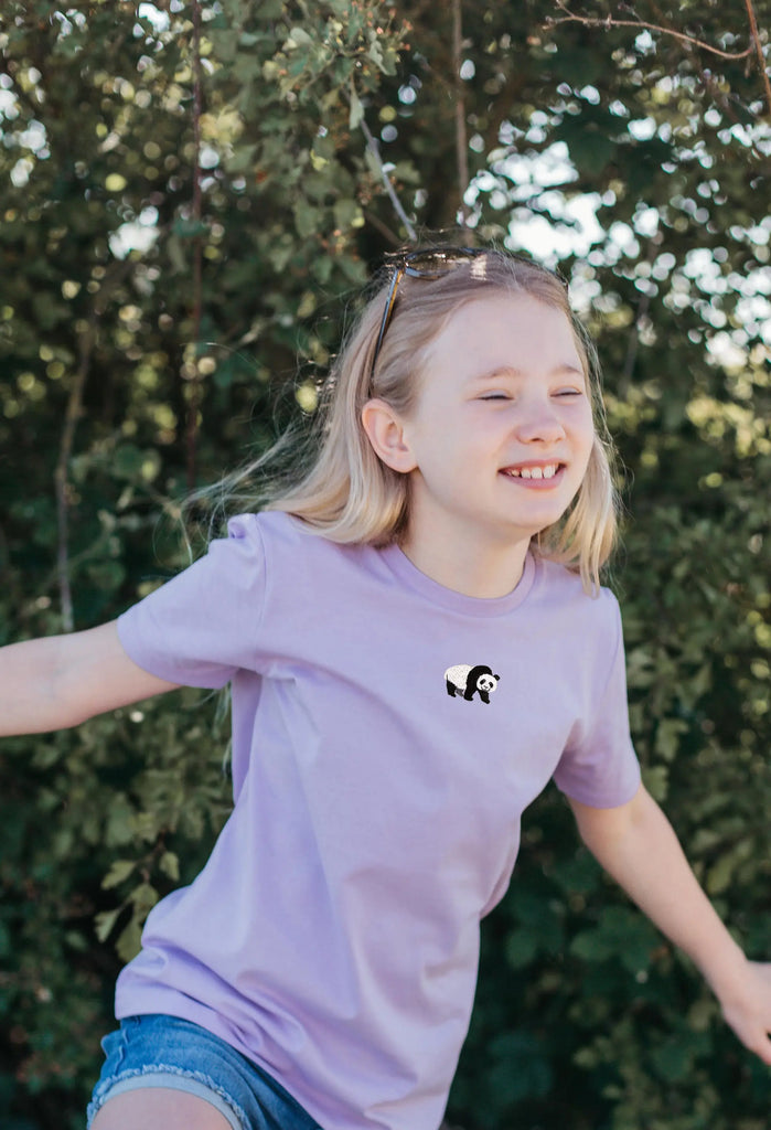 giant panda childrens t-shirt Big Wild Thought