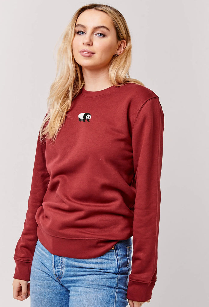giant panda womens sweatshirt Big Wild Thought