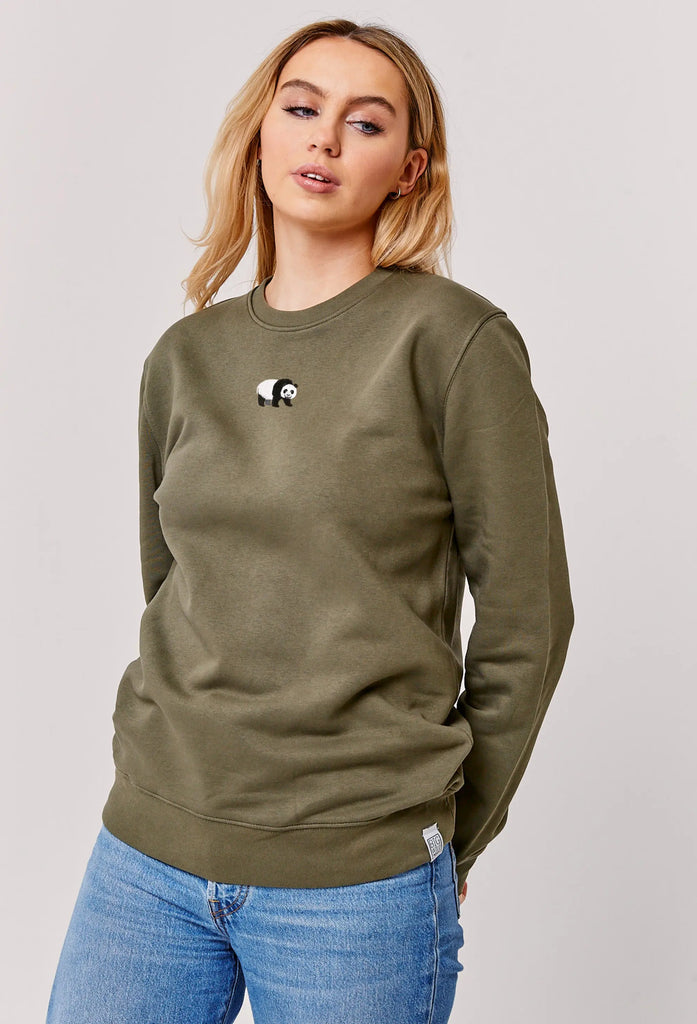 giant panda womens sweatshirt Big Wild Thought