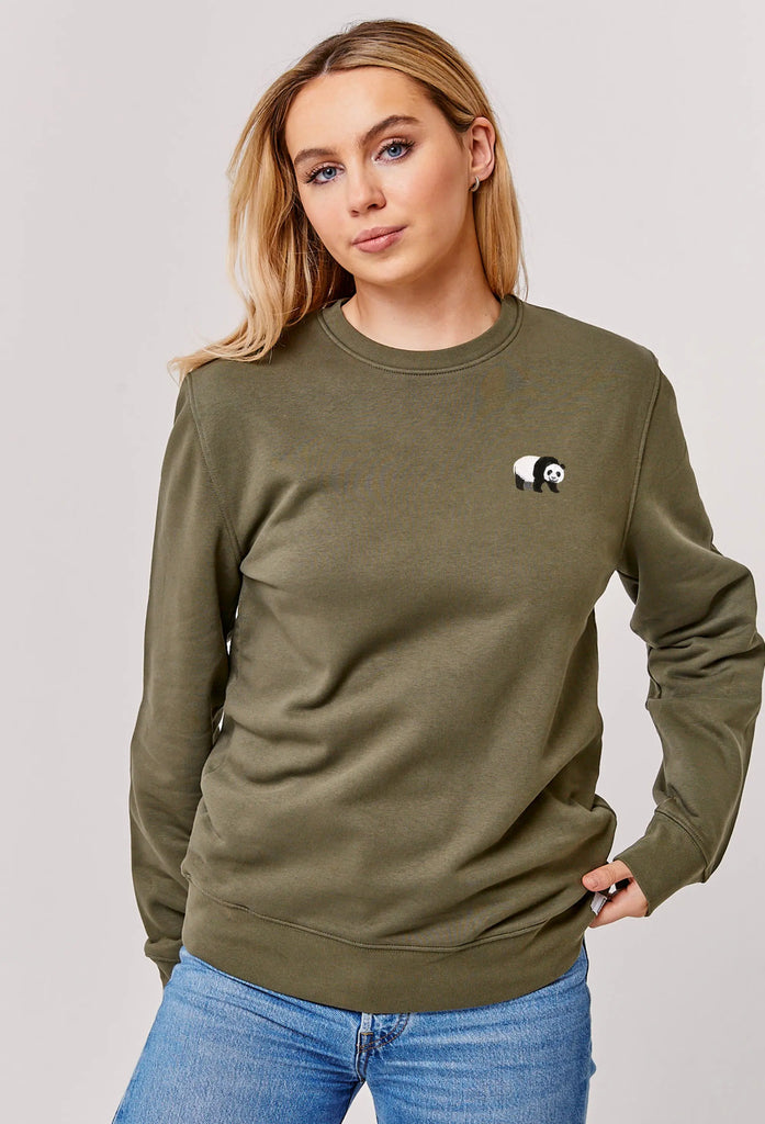 giant panda womens sweatshirt Big Wild Thought
