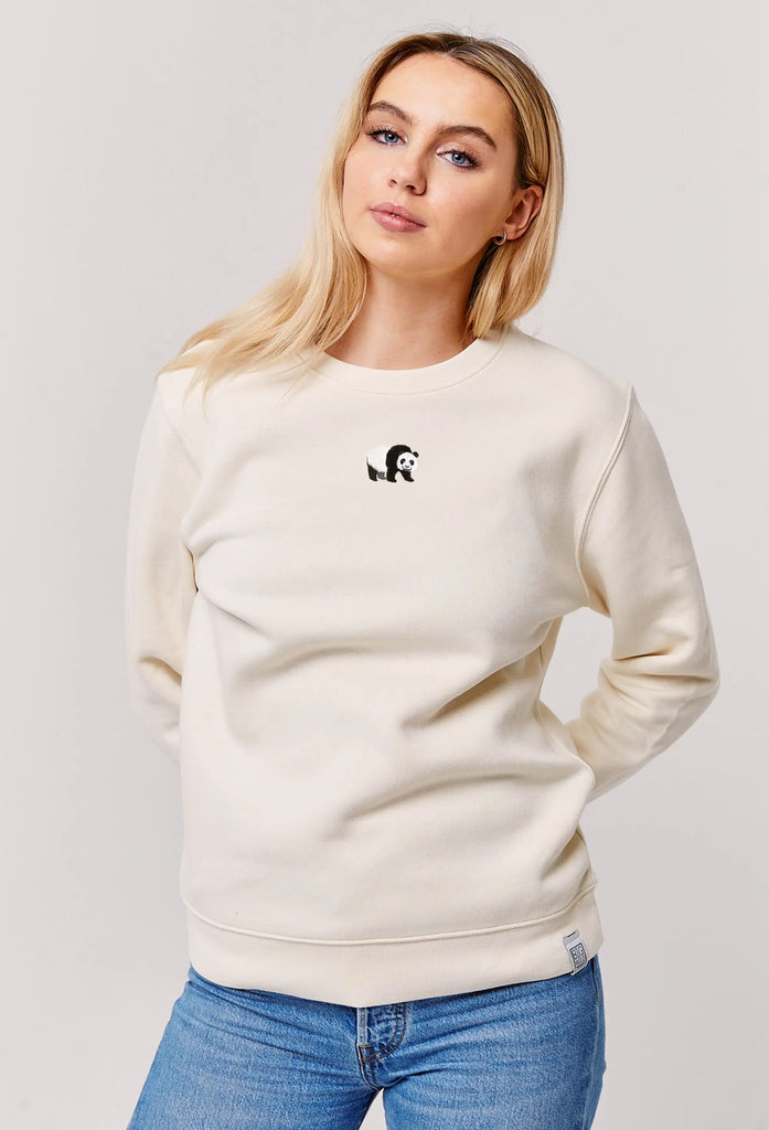 giant panda womens sweatshirt Big Wild Thought