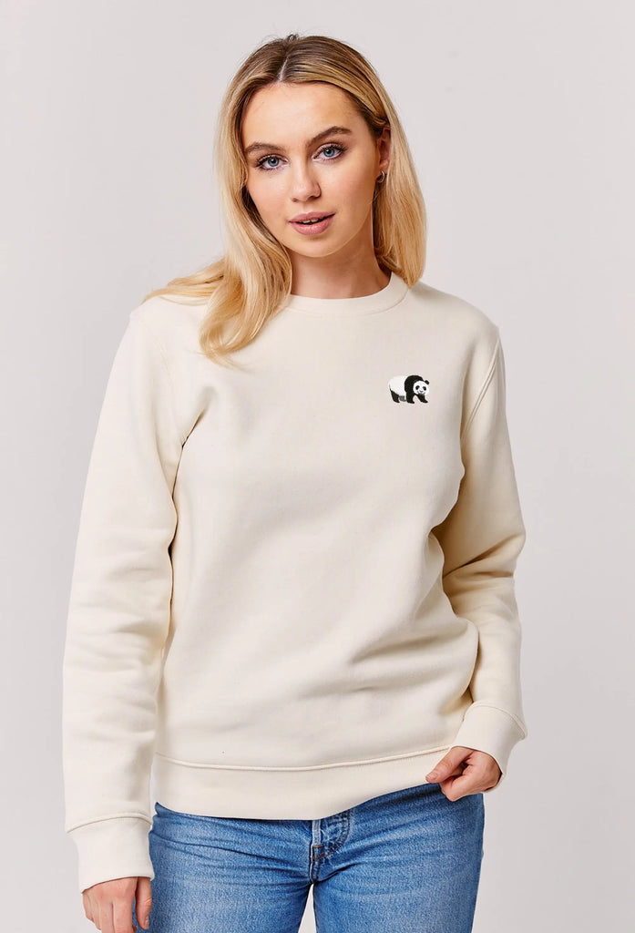 giant panda womens sweatshirt Big Wild Thought