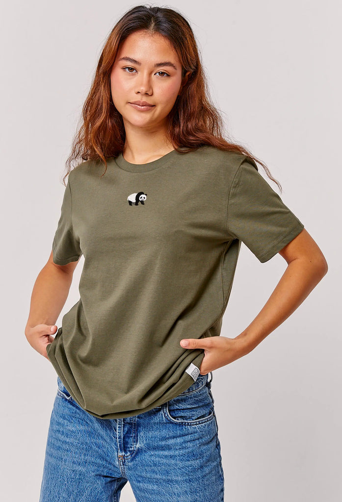 giant panda womens t-shirt Big Wild Thought