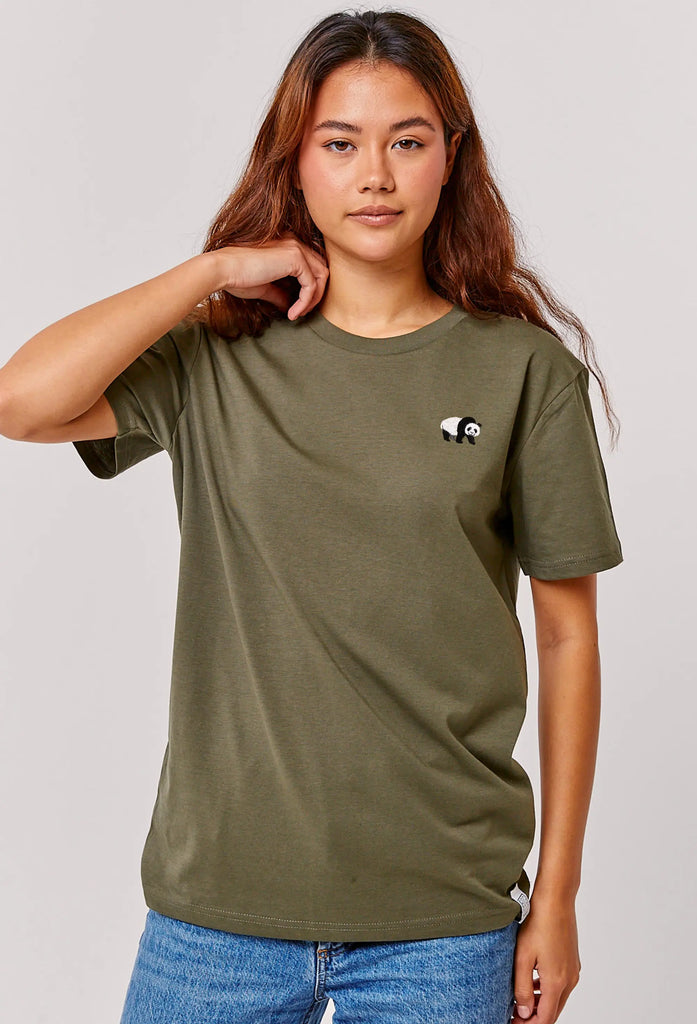 giant panda womens t-shirt Big Wild Thought