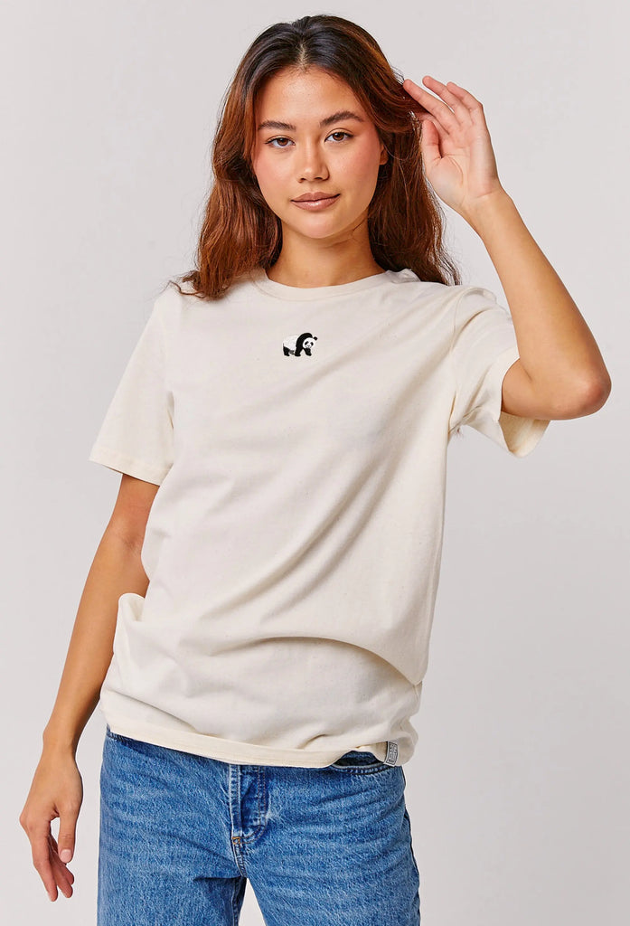 giant panda womens t-shirt Big Wild Thought
