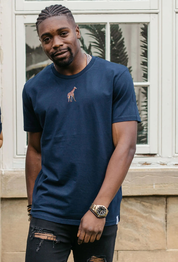 giraffe mens t-shirt Big Wild Thought
