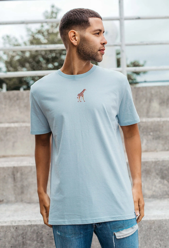 giraffe mens t-shirt Big Wild Thought