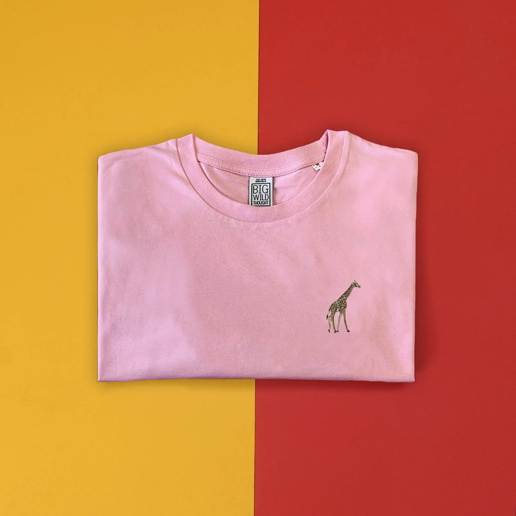 giraffe mens t-shirt Big Wild Thought