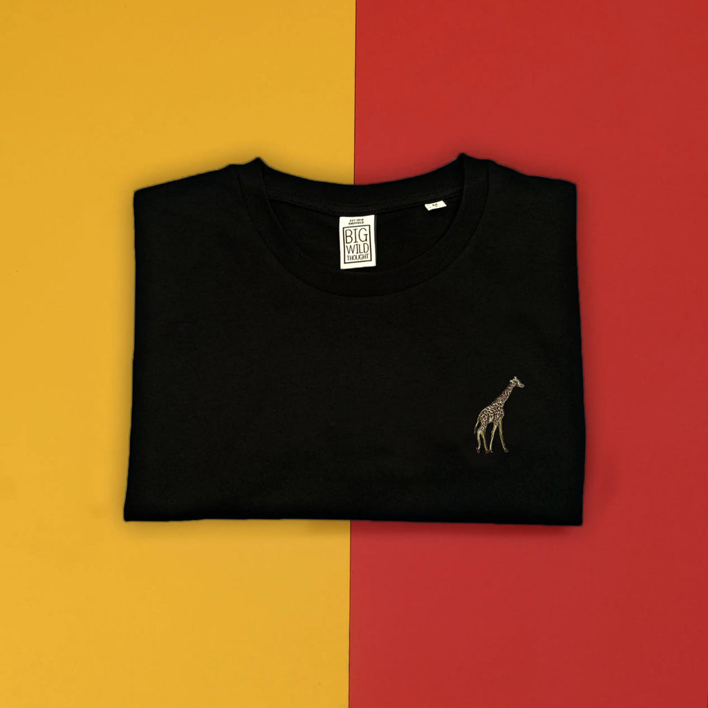giraffe mens t-shirt Big Wild Thought