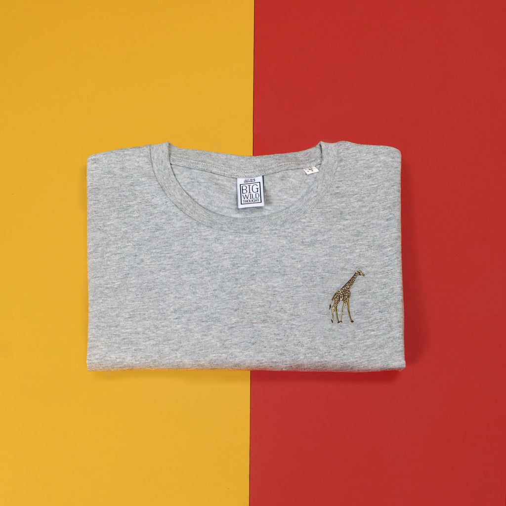 giraffe mens t-shirt Big Wild Thought