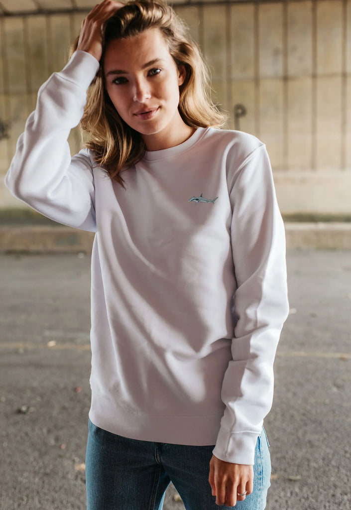 hammerhead shark womens sweatshirt Big Wild Thought