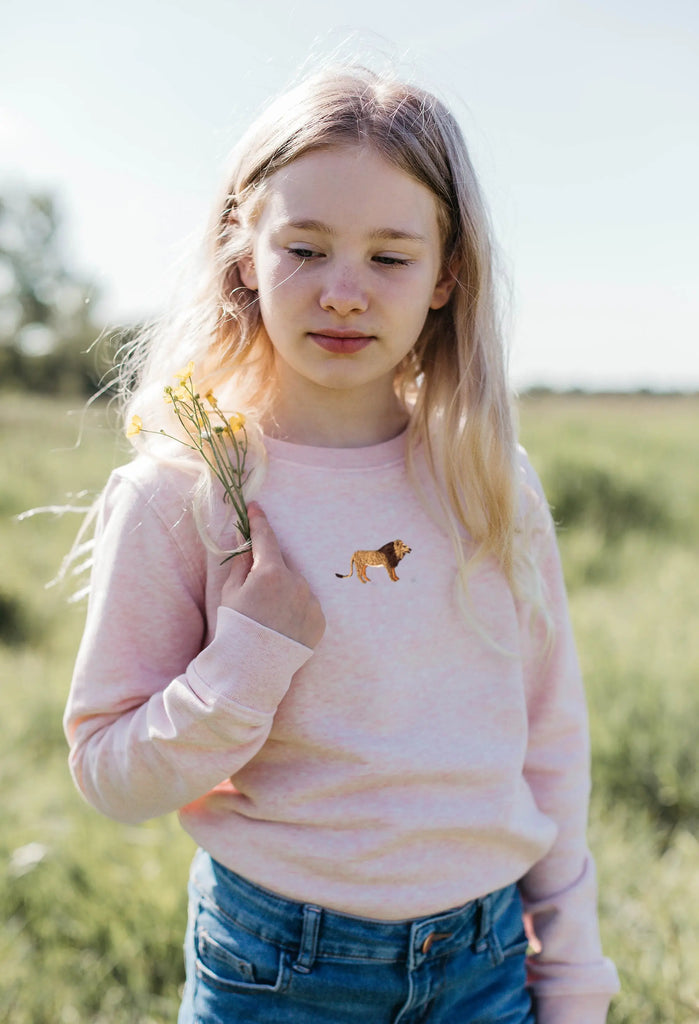 lion childrens sweatshirt Big Wild Thought