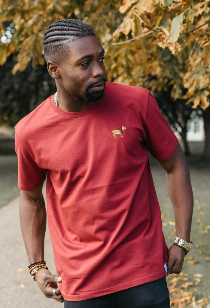 lion mens t-shirt Big Wild Thought
