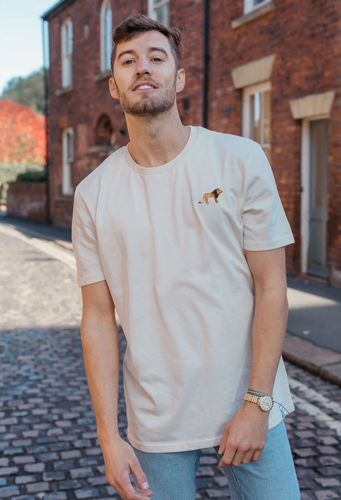 lion mens t-shirt Big Wild Thought