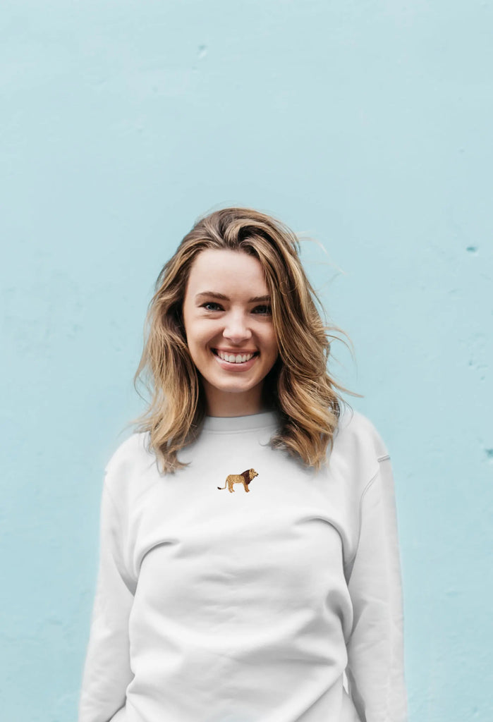 lion womens sweatshirt Big Wild Thought