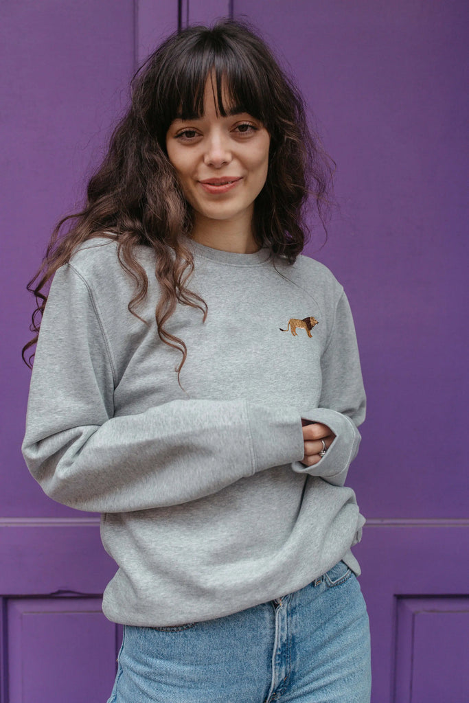 lion womens sweatshirt Big Wild Thought