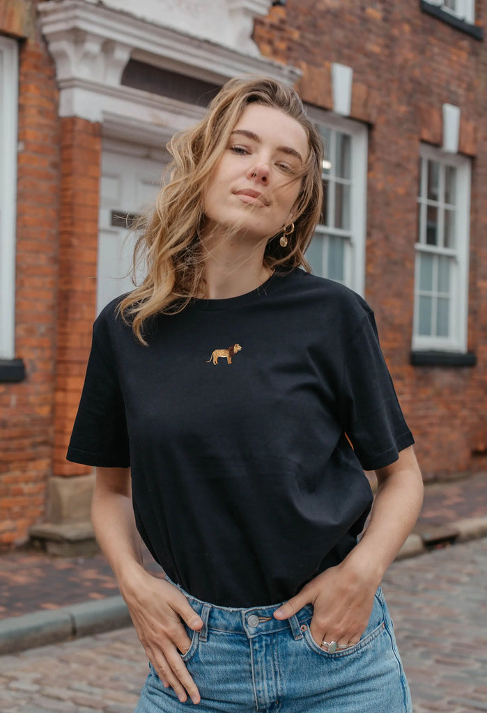 lion womens t-shirt Big Wild Thought