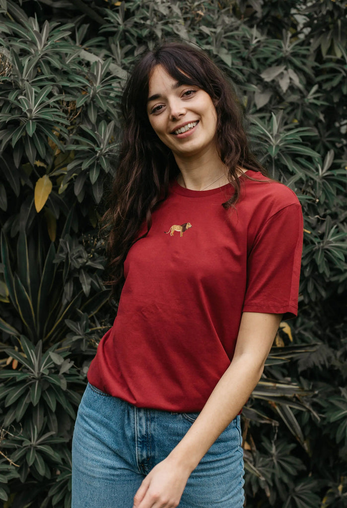 lion womens t-shirt Big Wild Thought
