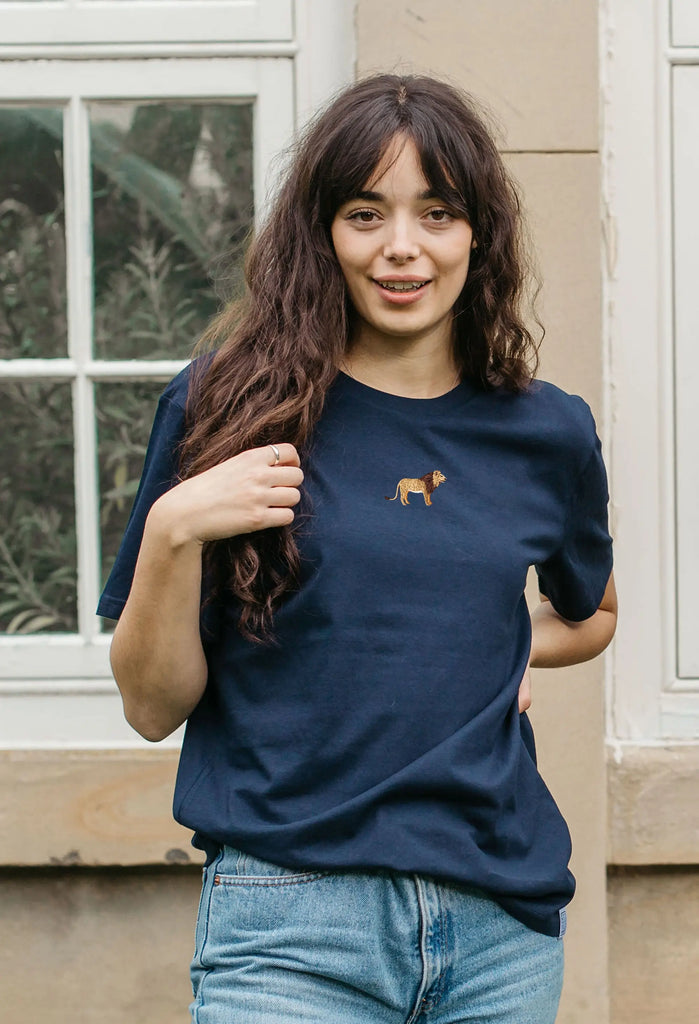 lion womens t-shirt Big Wild Thought