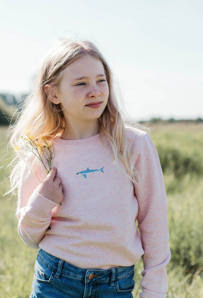 mako shark childrens sweatshirt Big Wild Thought