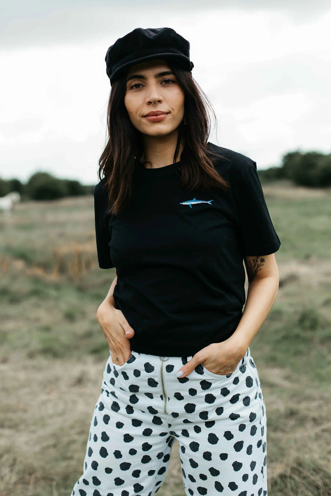 mako shark womens t-shirt Big Wild Thought