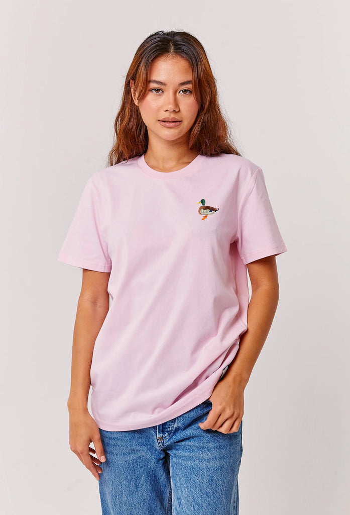 mallard duck womens t-shirt Big Wild Thought