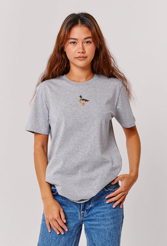 mallard duck womens t-shirt Big Wild Thought