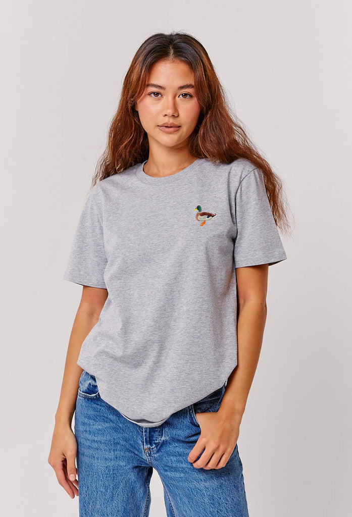 mallard duck womens t-shirt Big Wild Thought