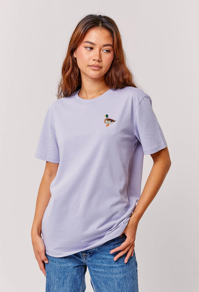 mallard duck womens t-shirt Big Wild Thought