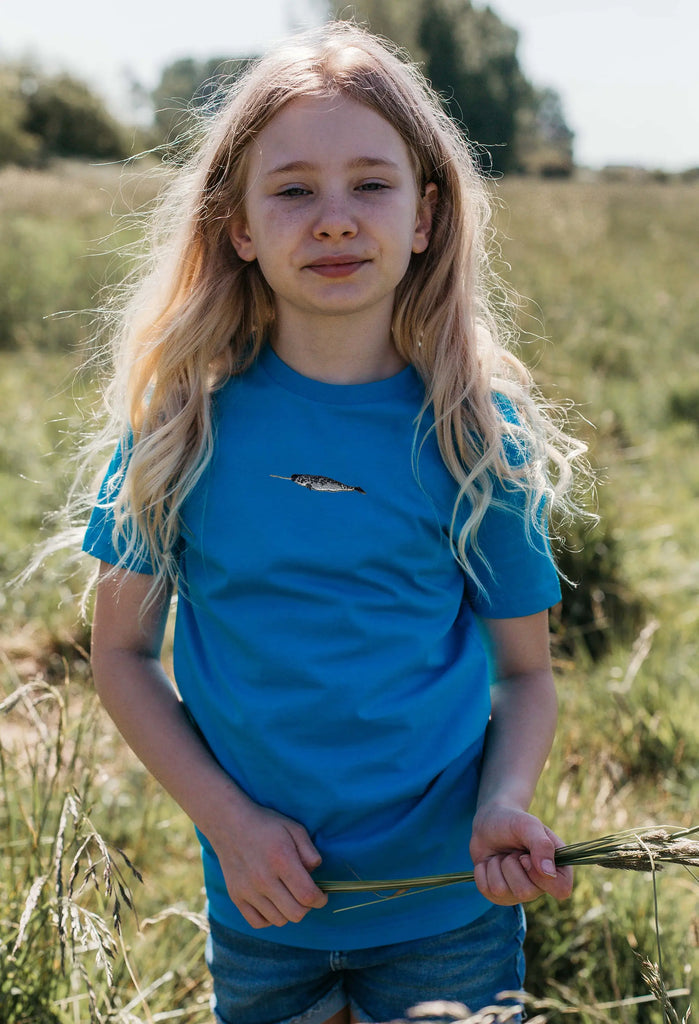 narwhal childrens t-shirt Big Wild Thought