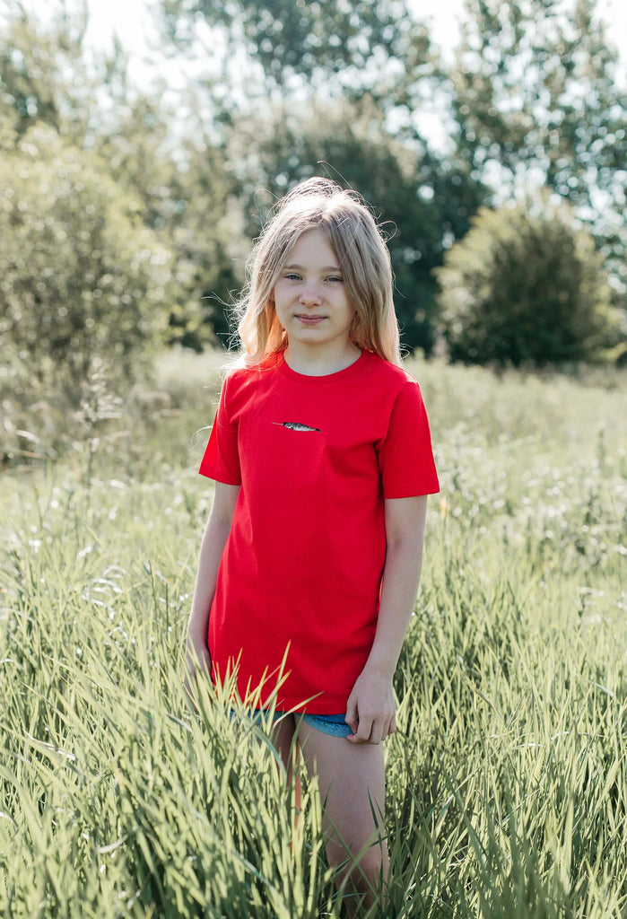 narwhal childrens t-shirt Big Wild Thought