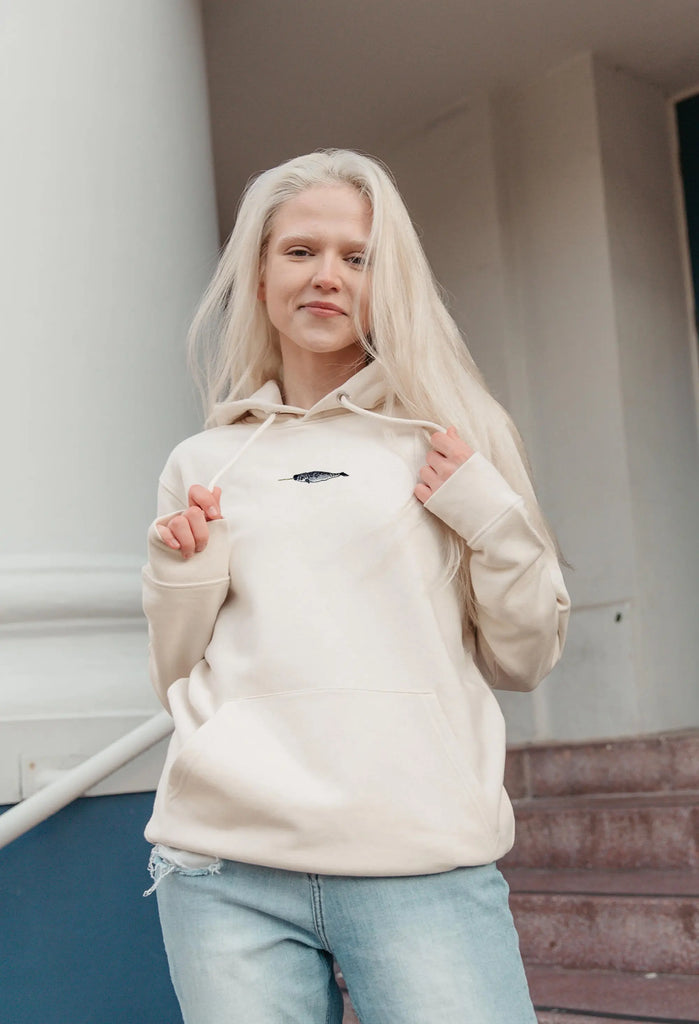 narwhal hoodie Big Wild Thought