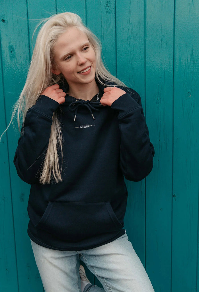 narwhal hoodie Big Wild Thought
