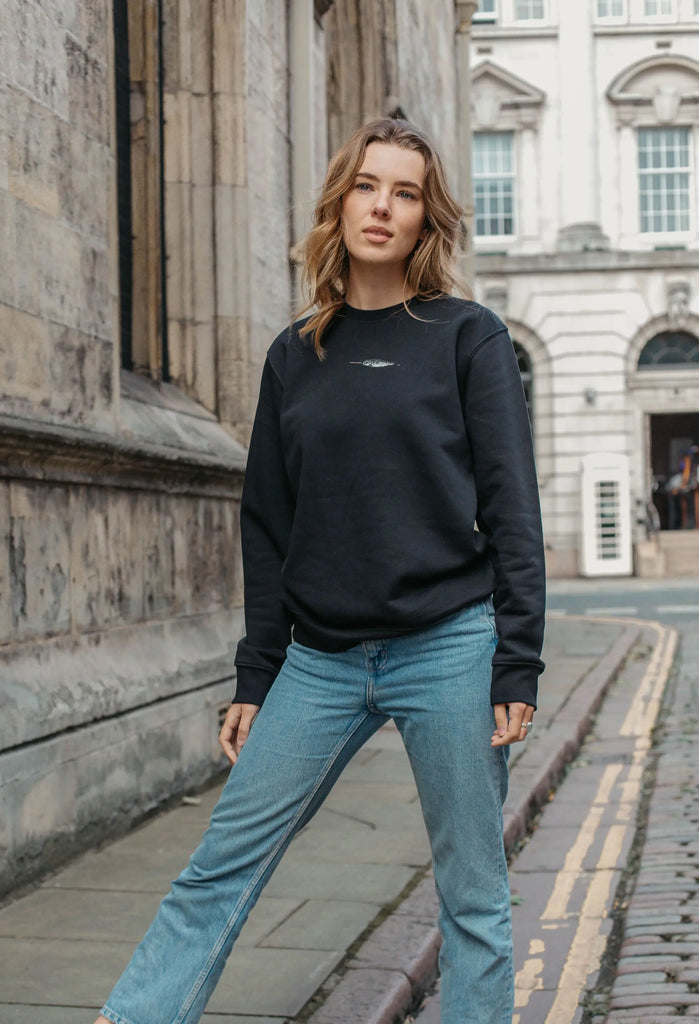 narwhal womens sweatshirt Big Wild Thought