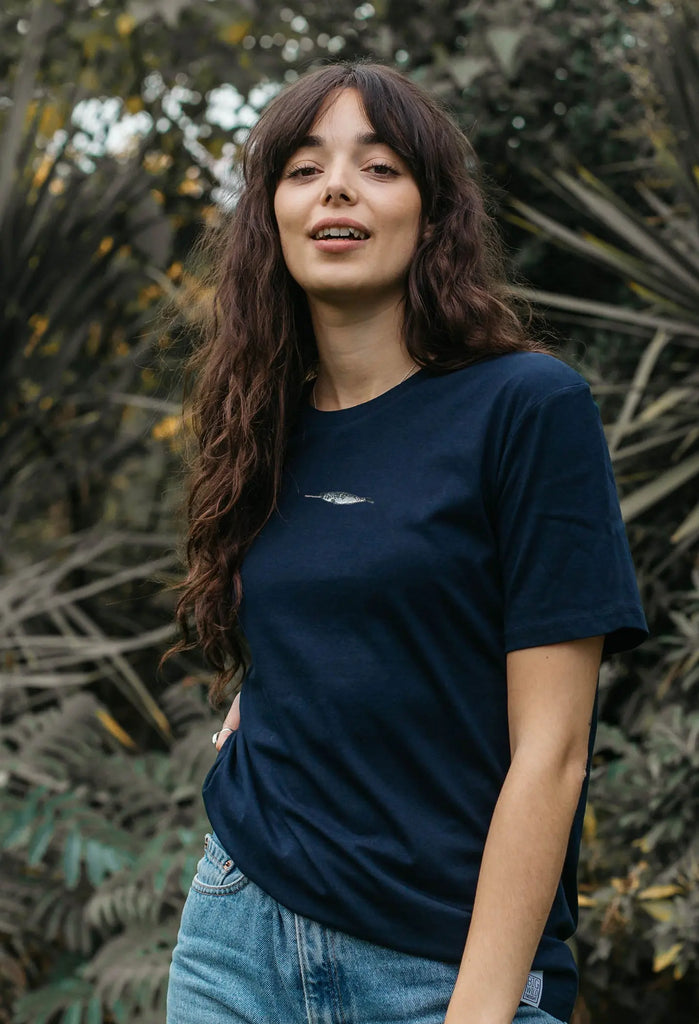 narwhal womens t-shirt Big Wild Thought