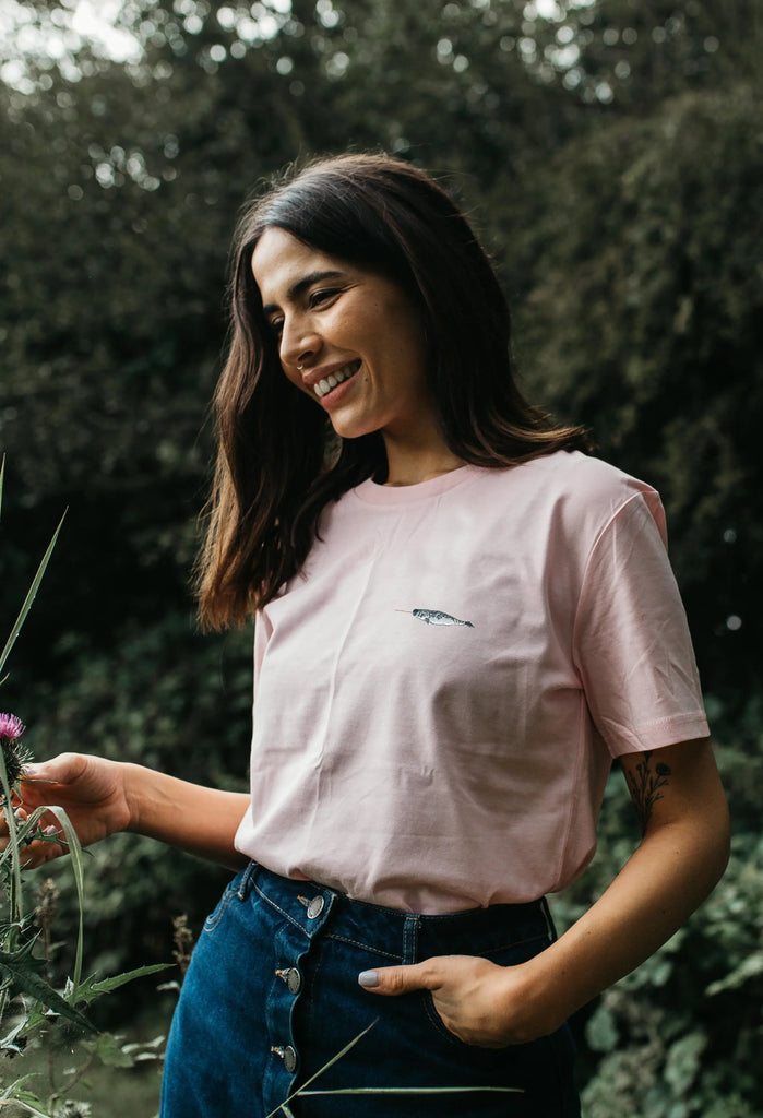 narwhal womens t-shirt Big Wild Thought