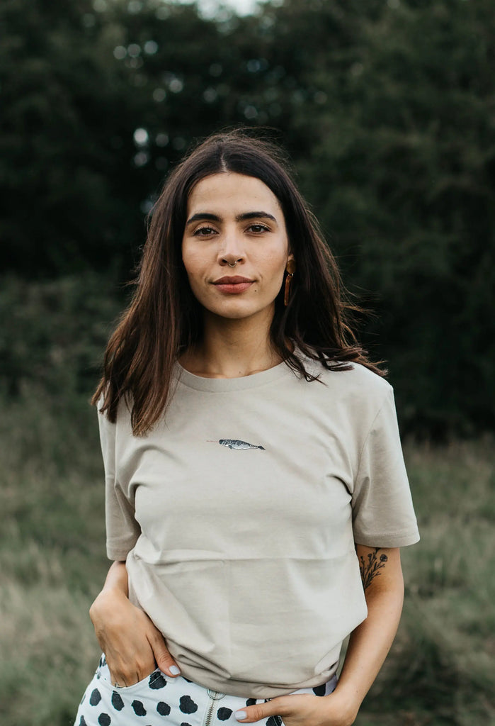 narwhal womens t-shirt Big Wild Thought