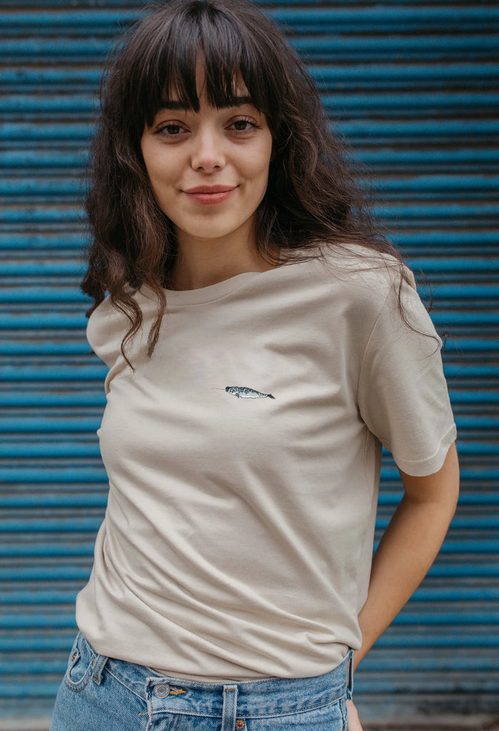 narwhal womens t-shirt Big Wild Thought