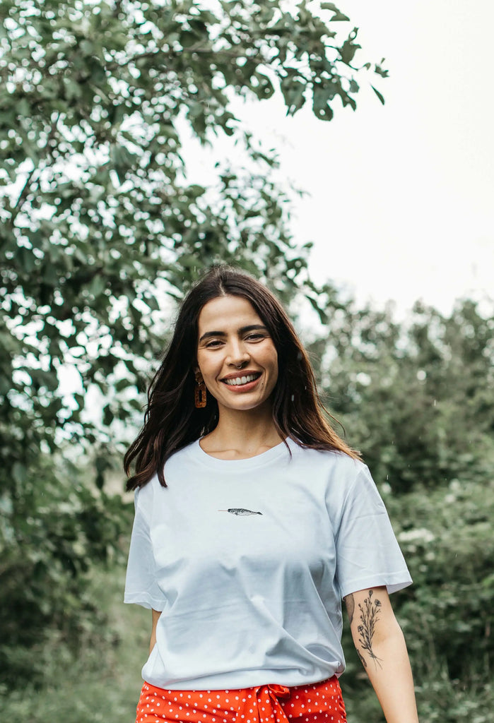 narwhal womens t-shirt Big Wild Thought