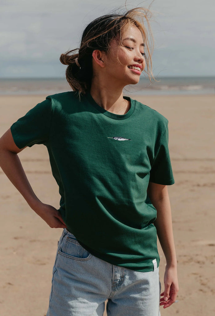 narwhal womens t-shirt Big Wild Thought