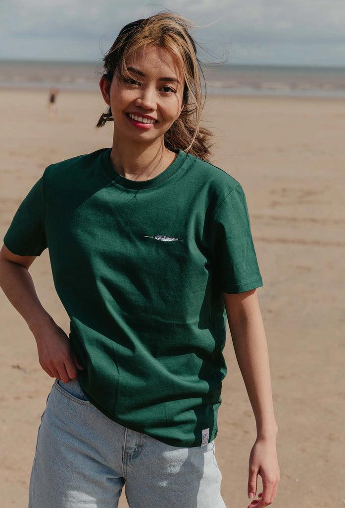 narwhal womens t-shirt Big Wild Thought