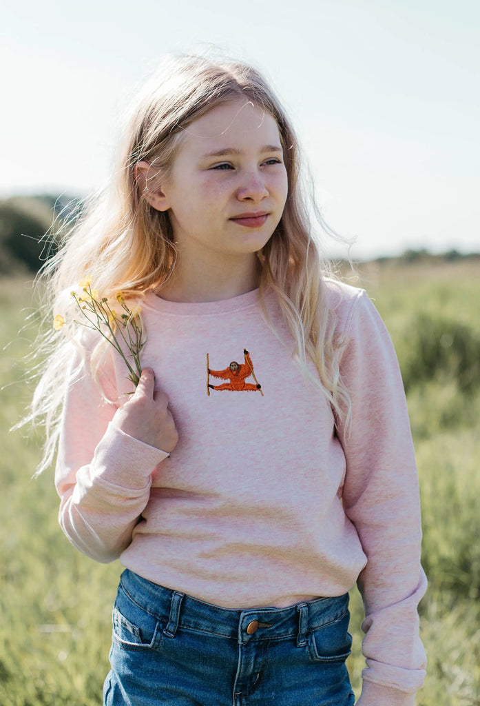 orangutan childrens sweatshirt Big Wild Thought