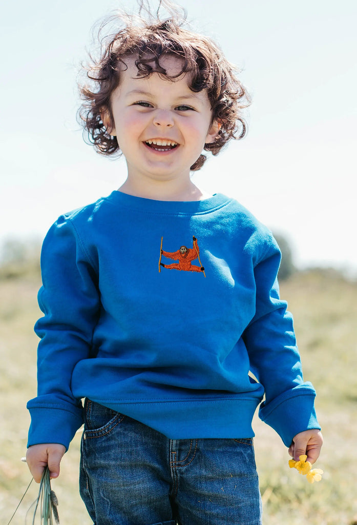 orangutan childrens sweatshirt Big Wild Thought