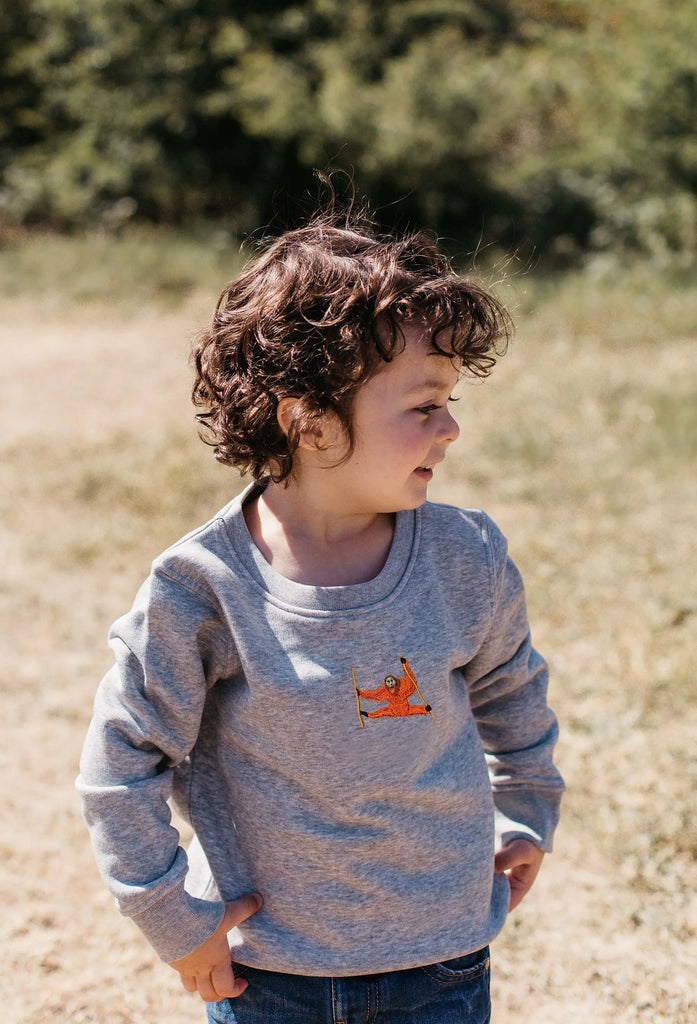 orangutan childrens sweatshirt Big Wild Thought
